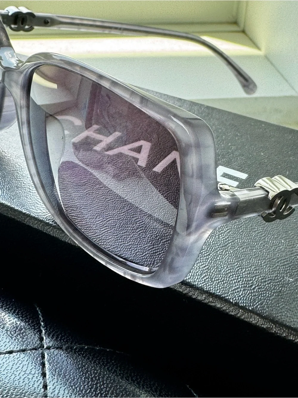 CHANEL Women’s Lavender-Tinted Gradient Sunglasses